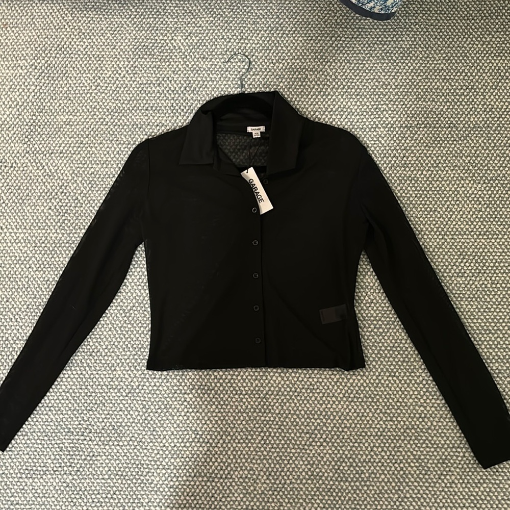 Sheer Long Sleeve Top